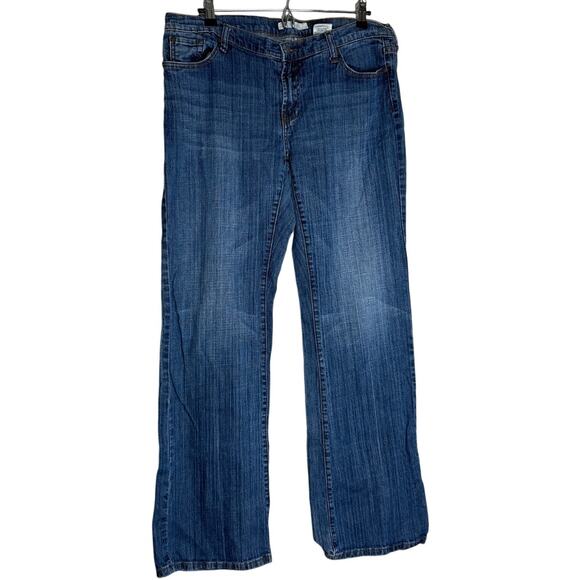 Stetson Classic Bootcut Jeans Womens 16 Long Blue Denim Stretch Pockets Durable - Picture 1 of 10